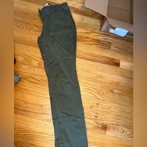 Green khaki pants